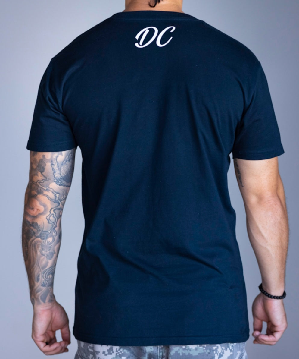 DUB CITY ORIGINAL PREMIUM TEE - NAVY WHITE
